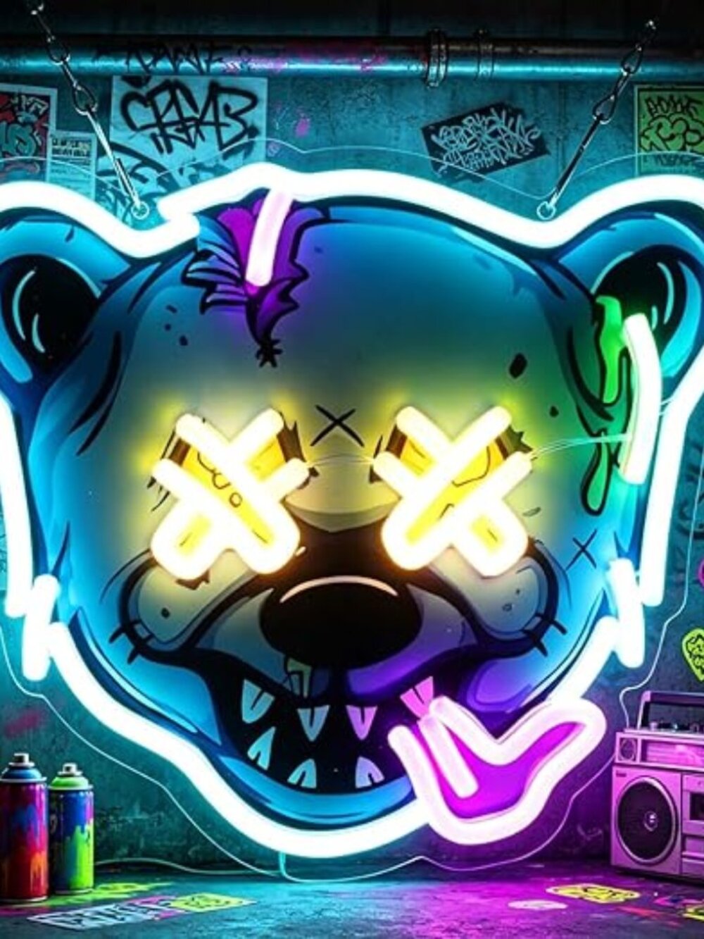 Bear LED Neon Sign –